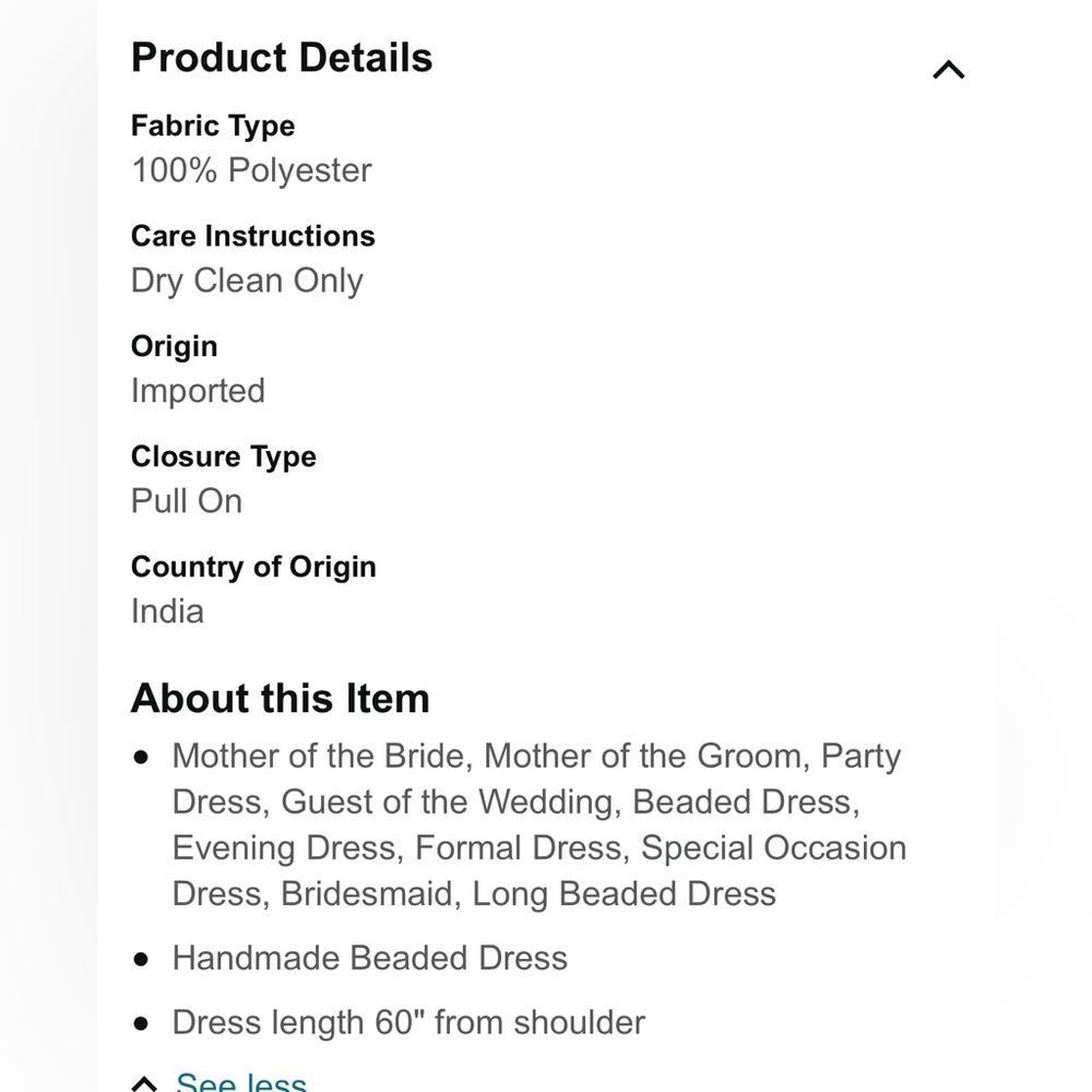 🛑SOLD🛑 J Kara women’s long beaded formal dress - NWT Size 10 - Picture 14 of 14